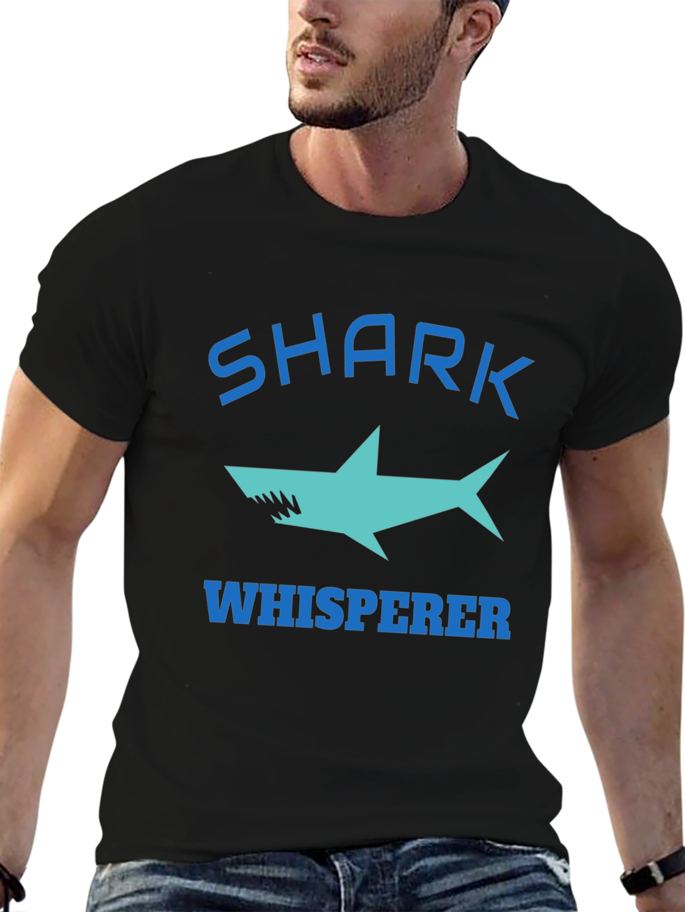 Shark Whisperer Graphic T-Shirt
