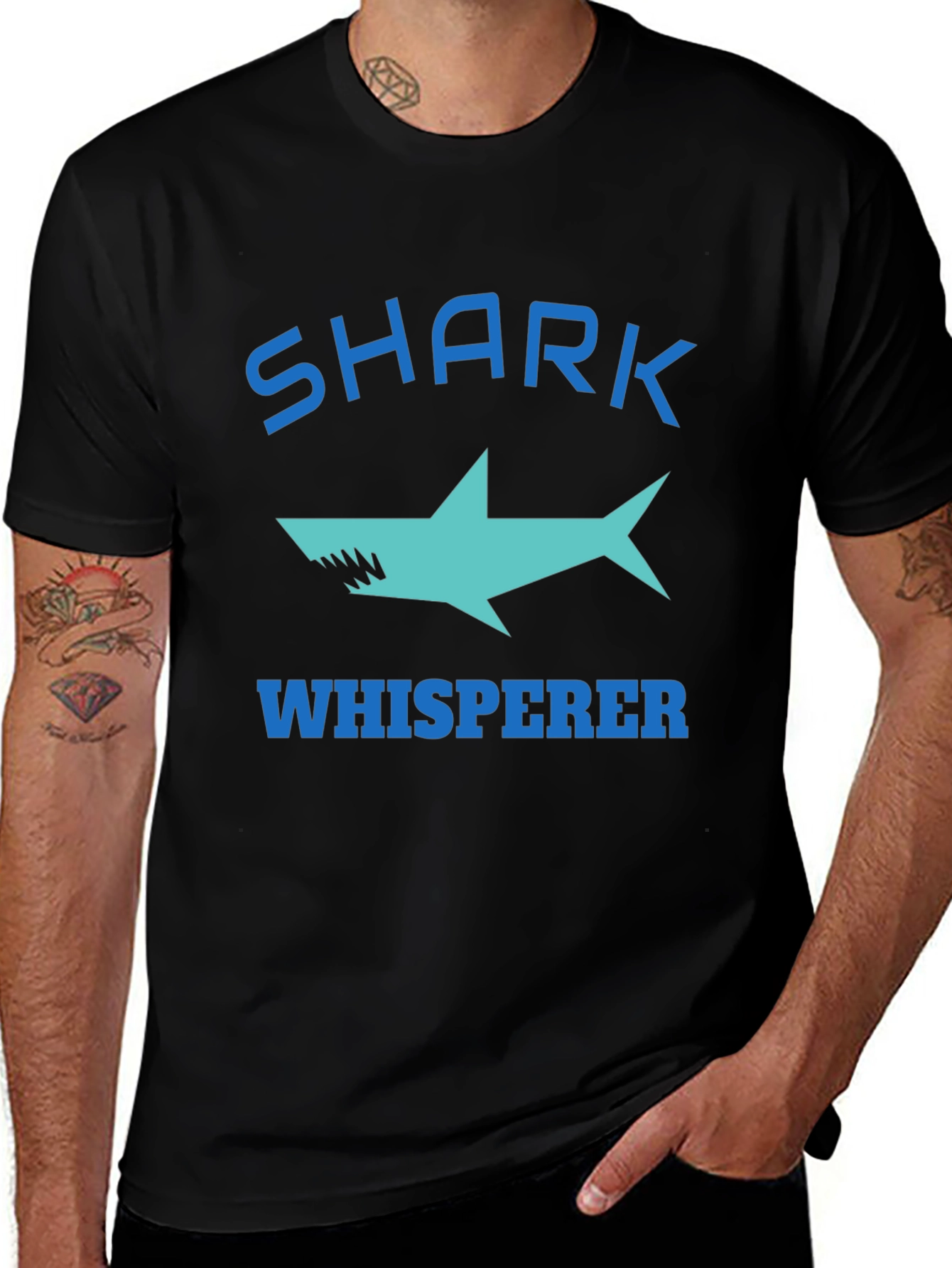 Shark Whisperer Graphic T-Shirt