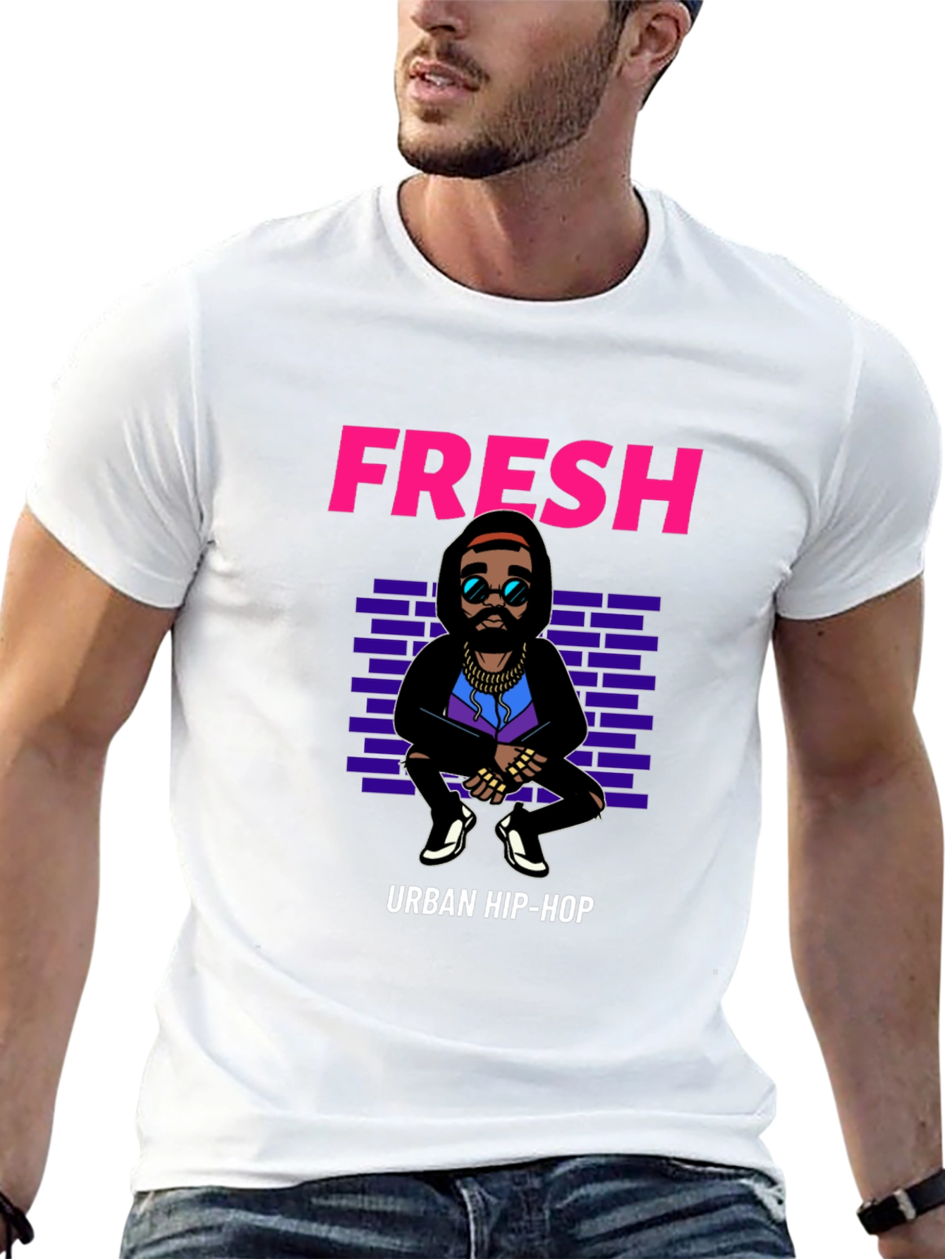 Fresh Urban Hip-Hop Graphic Tee