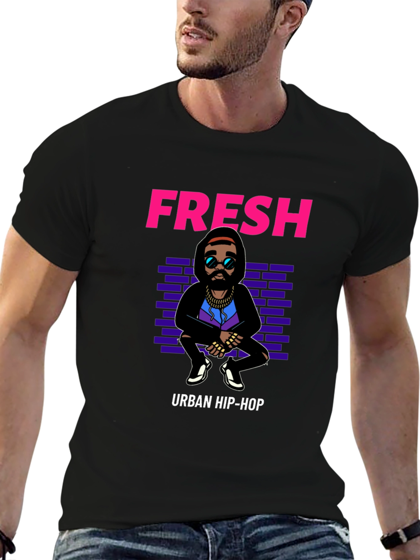 Fresh Urban Hip-Hop Graphic Tee