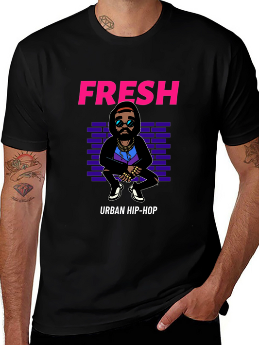 Fresh Urban Hip-Hop Graphic Tee