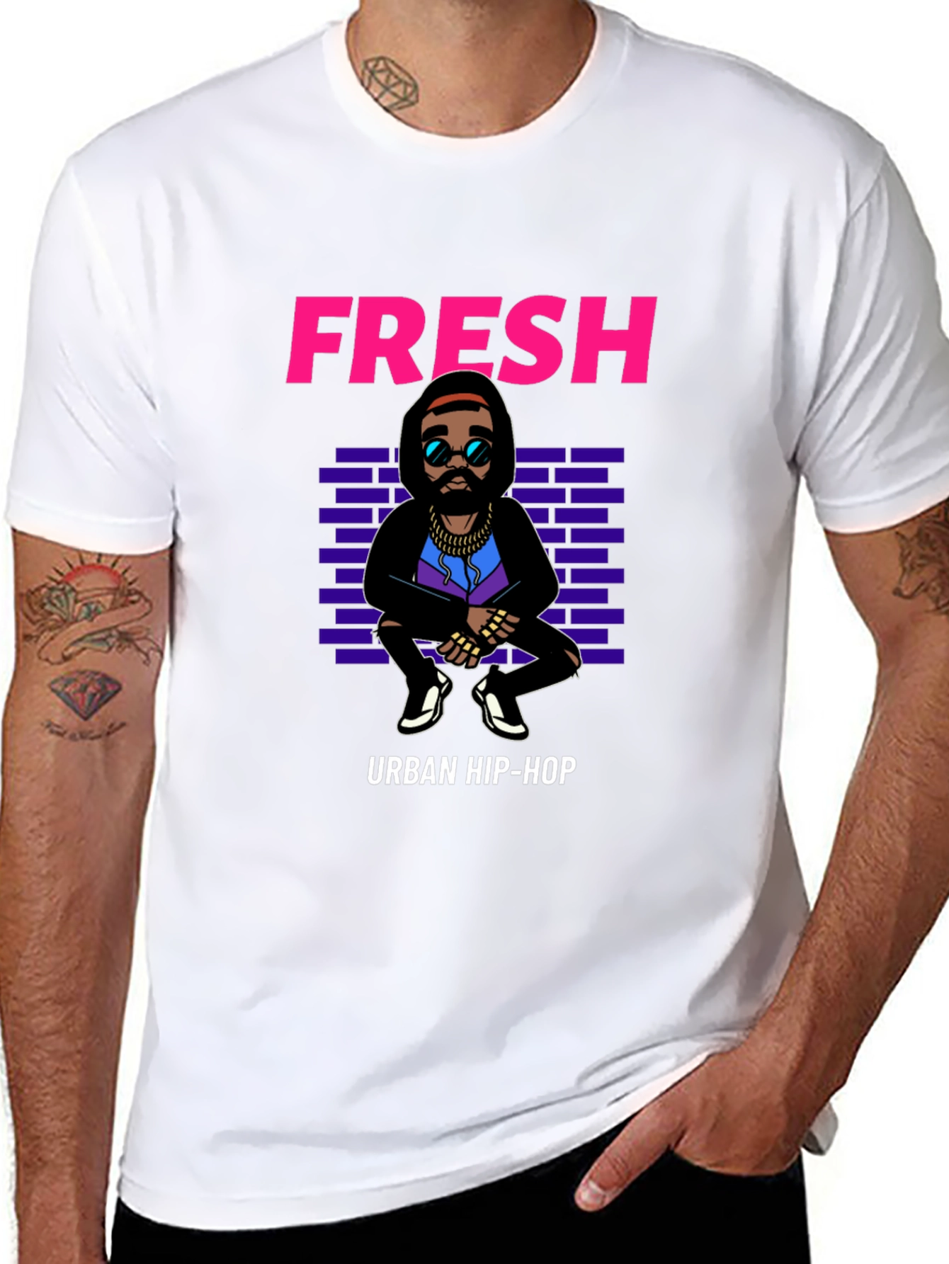Fresh Urban Hip-Hop Graphic Tee