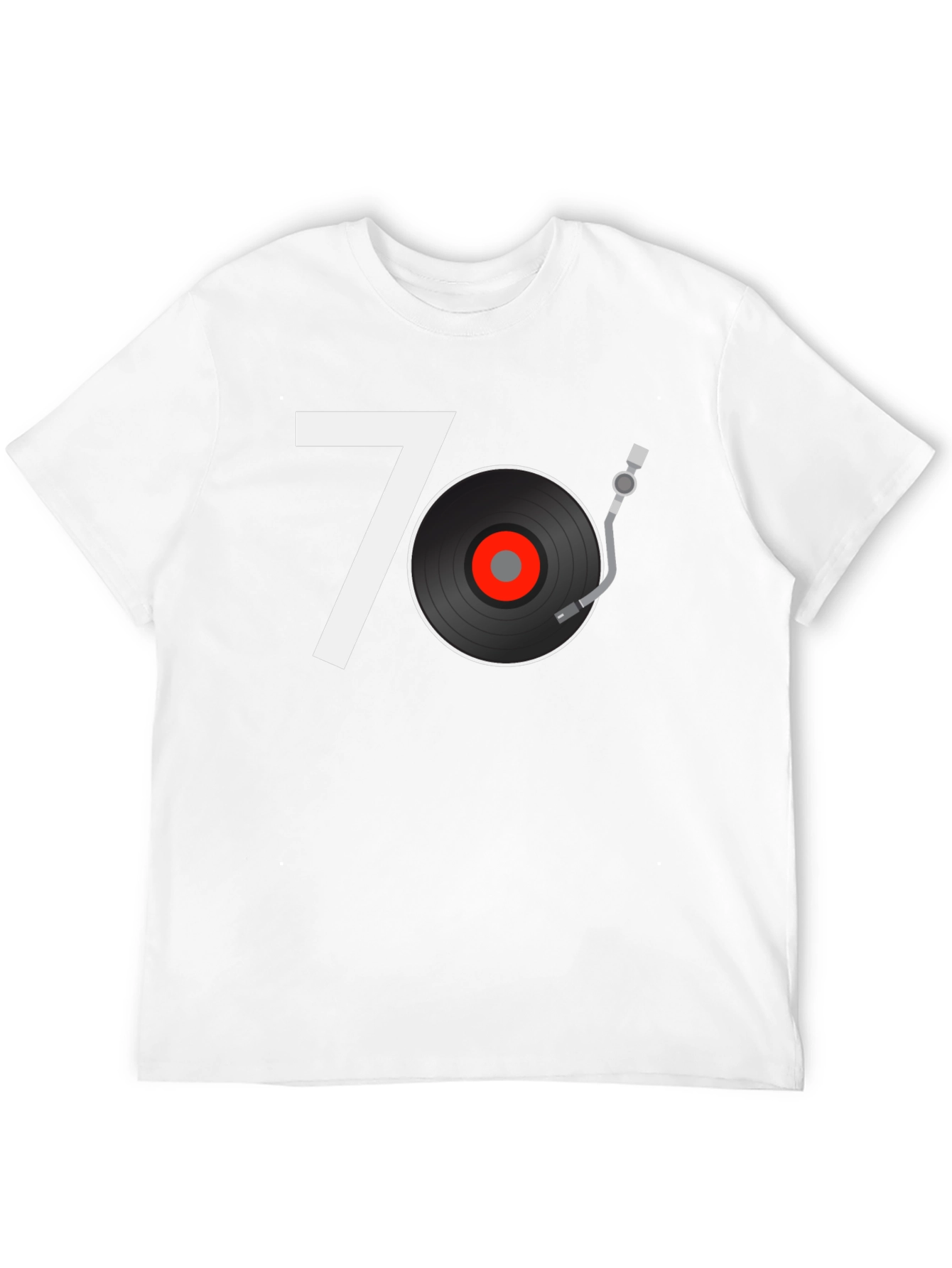 Retro 70s Vinyl Record Graphic Tee