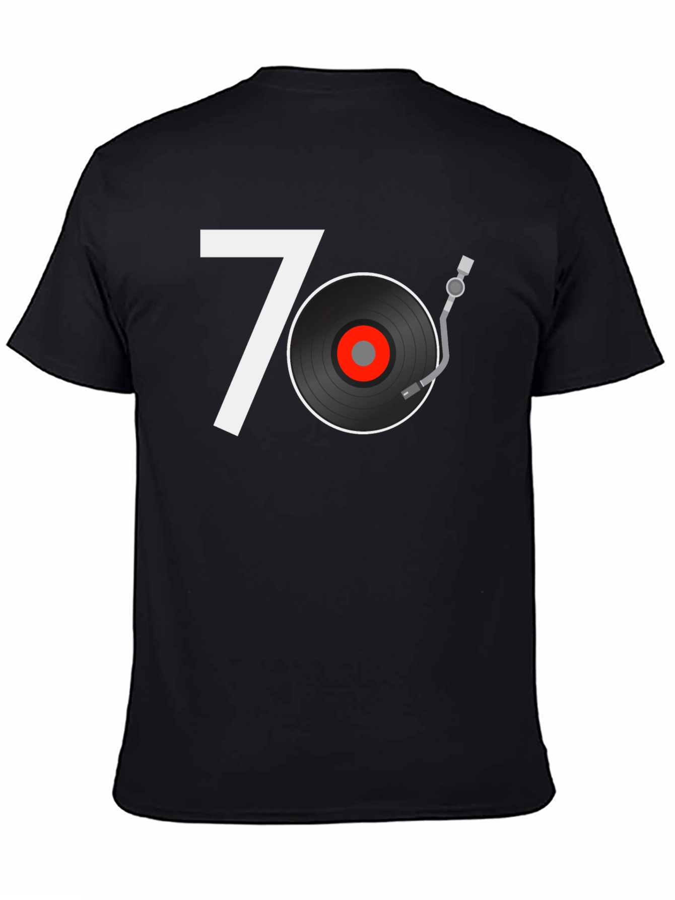 Retro 70s Vinyl Record Graphic Tee