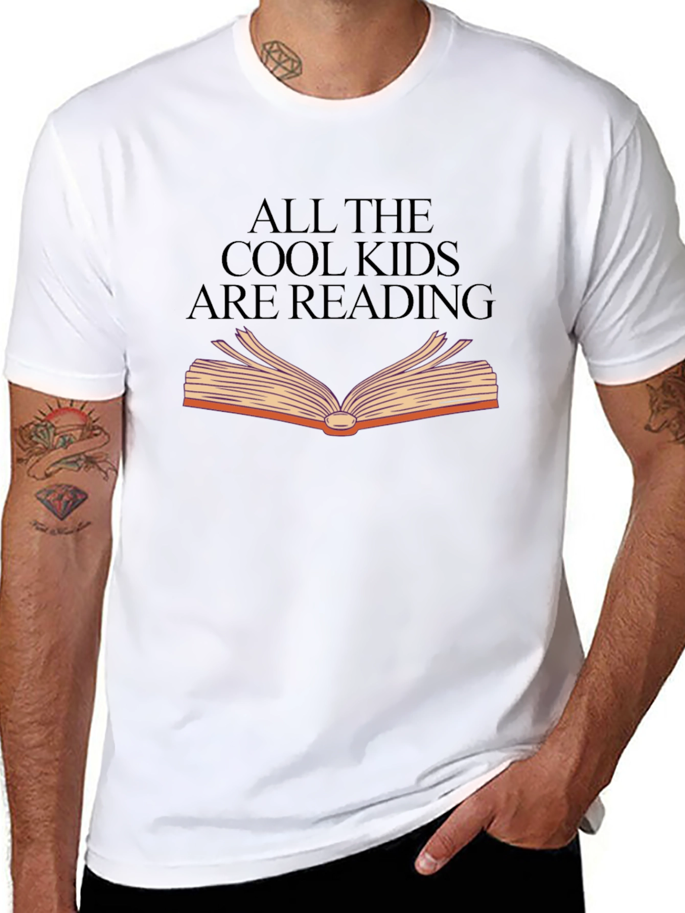 Cool Kids Reading T-Shirt - Book Lover Tee