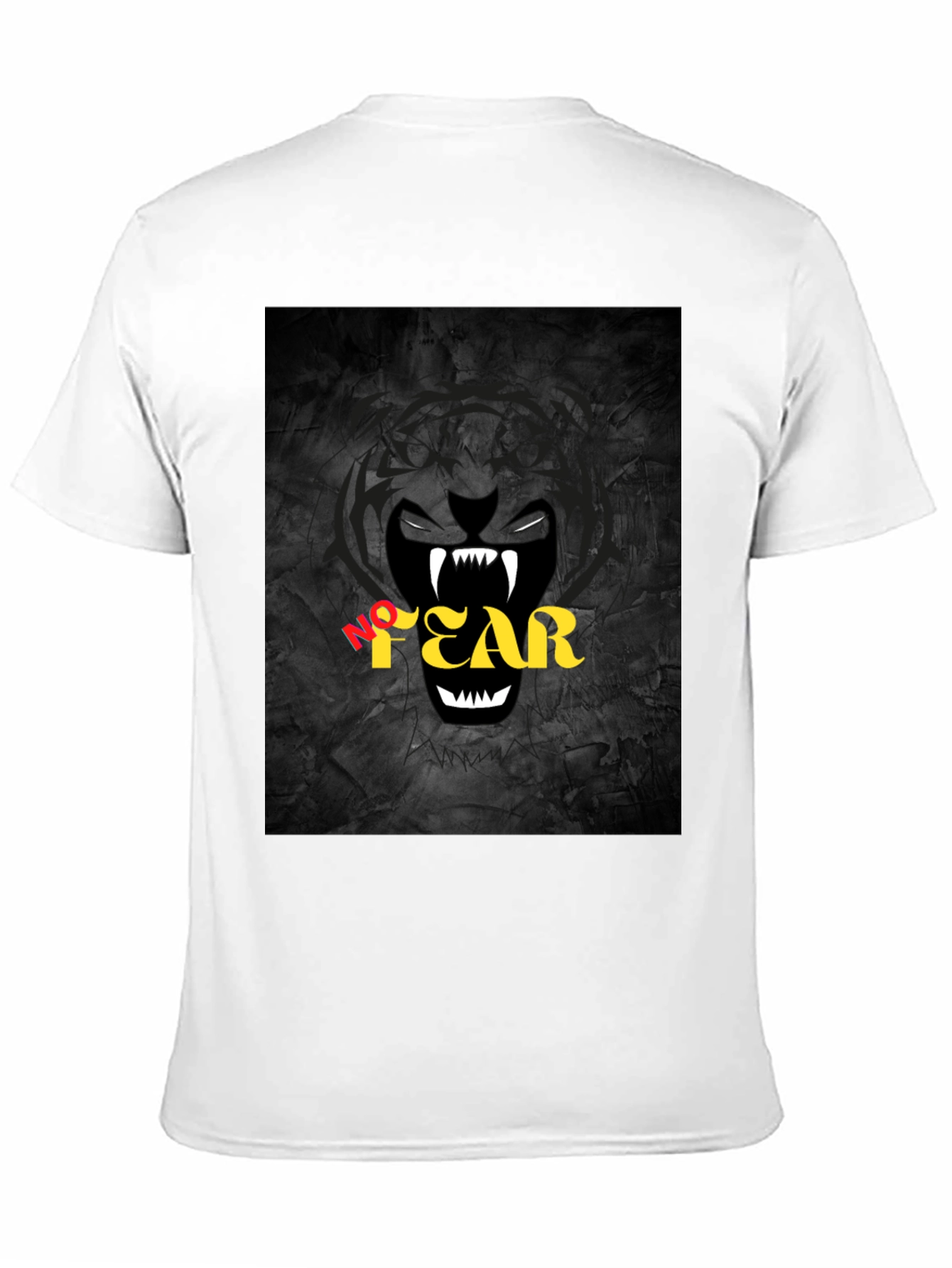 No Fear Graphic Print Black T-Shirt