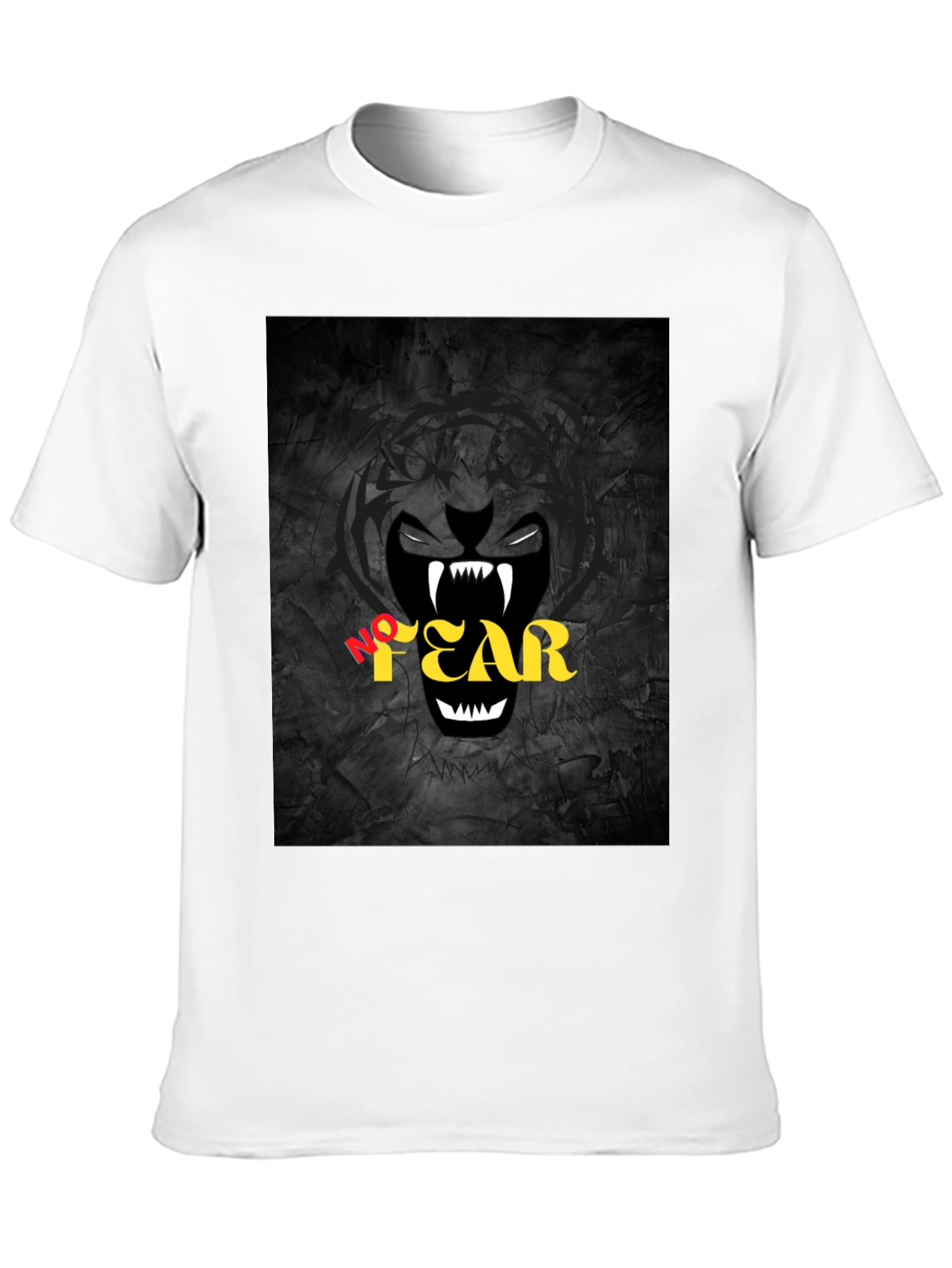 No Fear Graphic Print Black T-Shirt