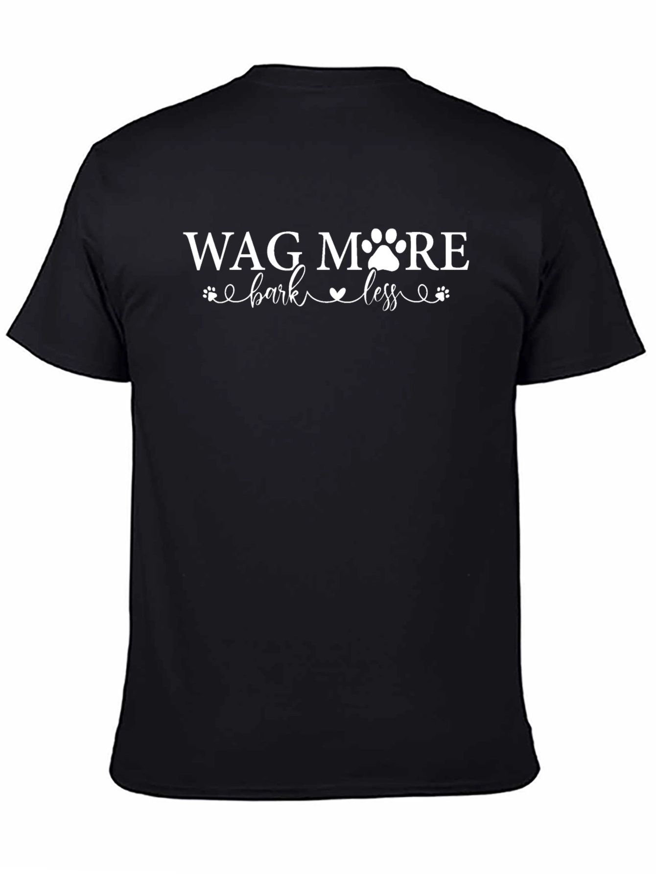 Wag More Bark Less Graphic T-Shirt