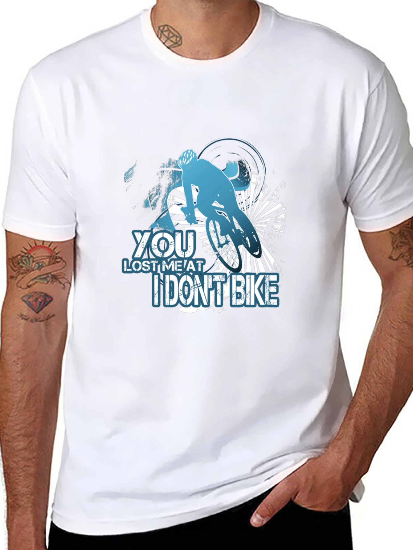 You Lost Me At I Dont Bike T-Shirt
