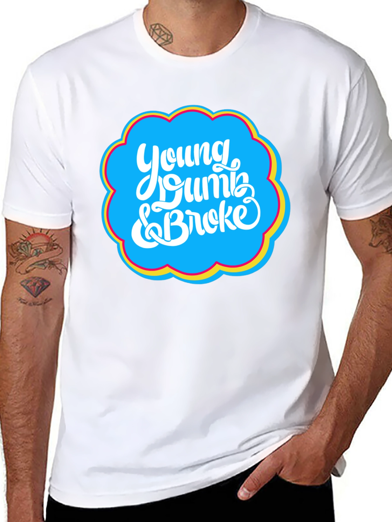 Young Dumb & Broke Graphic T-Shirt