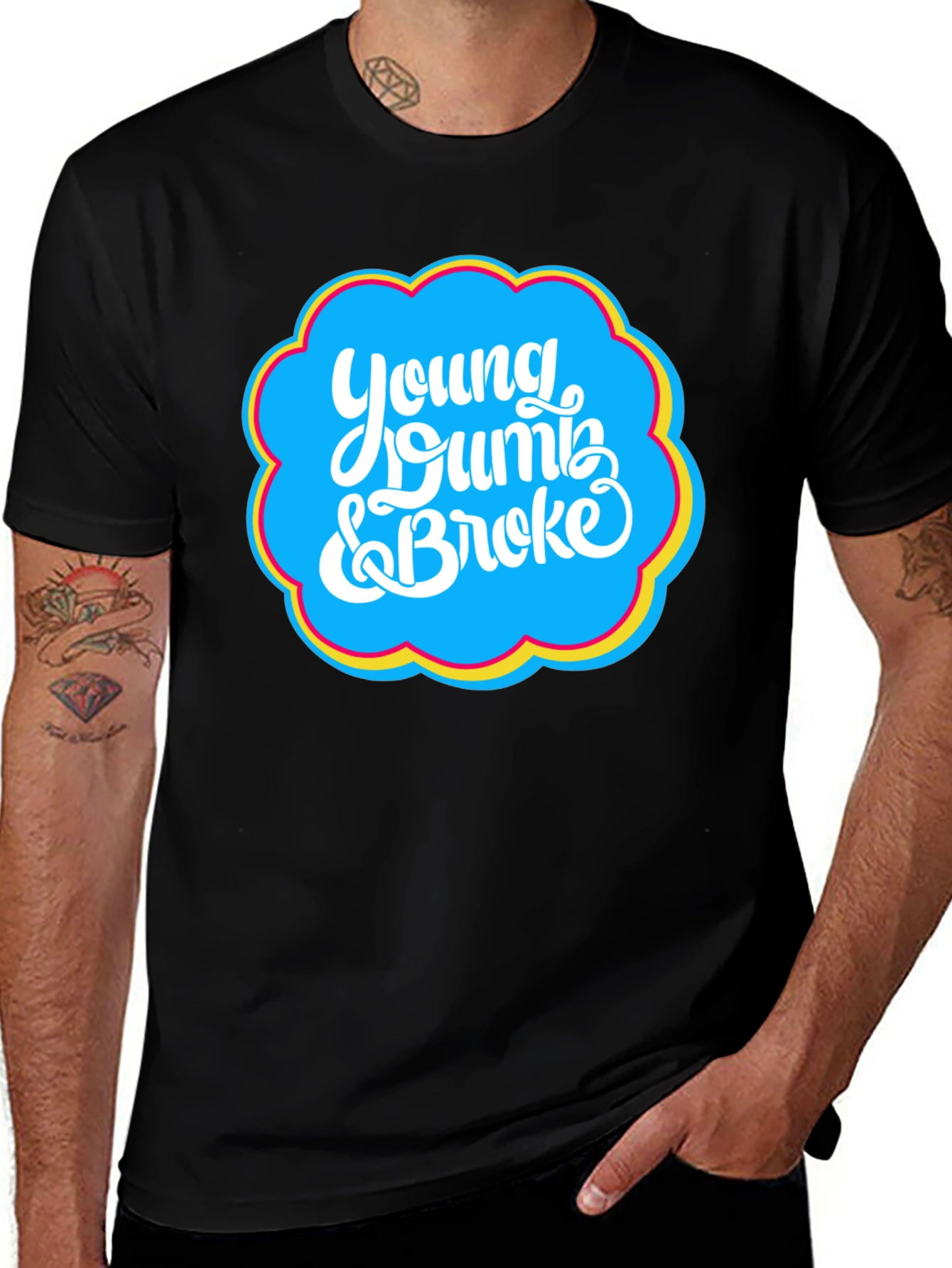 Young Dumb & Broke Graphic T-Shirt
