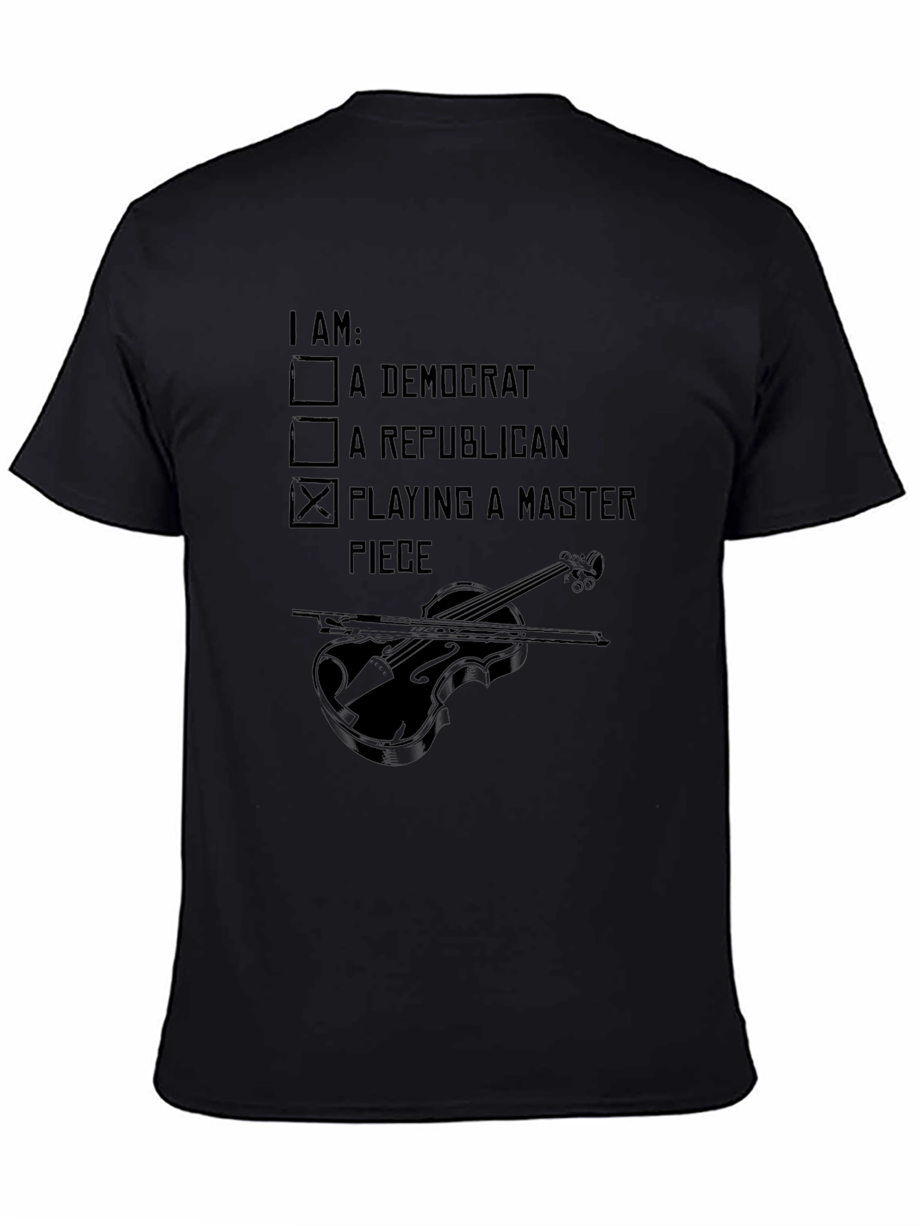 I Am Playing A Master Piece Musician T-Shirt