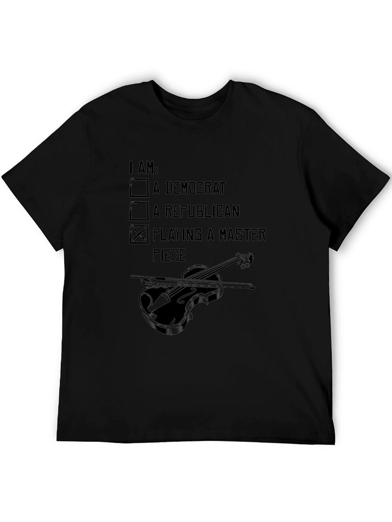 I Am Playing A Master Piece Musician T-Shirt