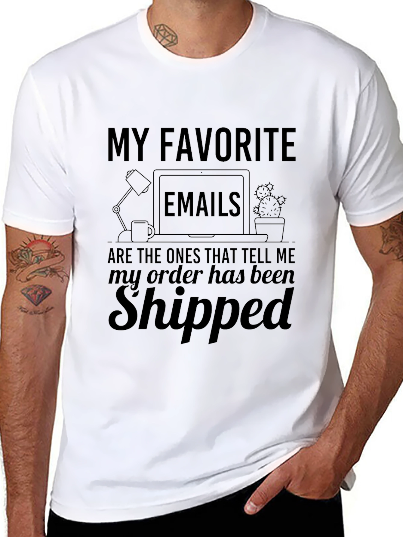 My Favorite Emails Shipped T-Shirt