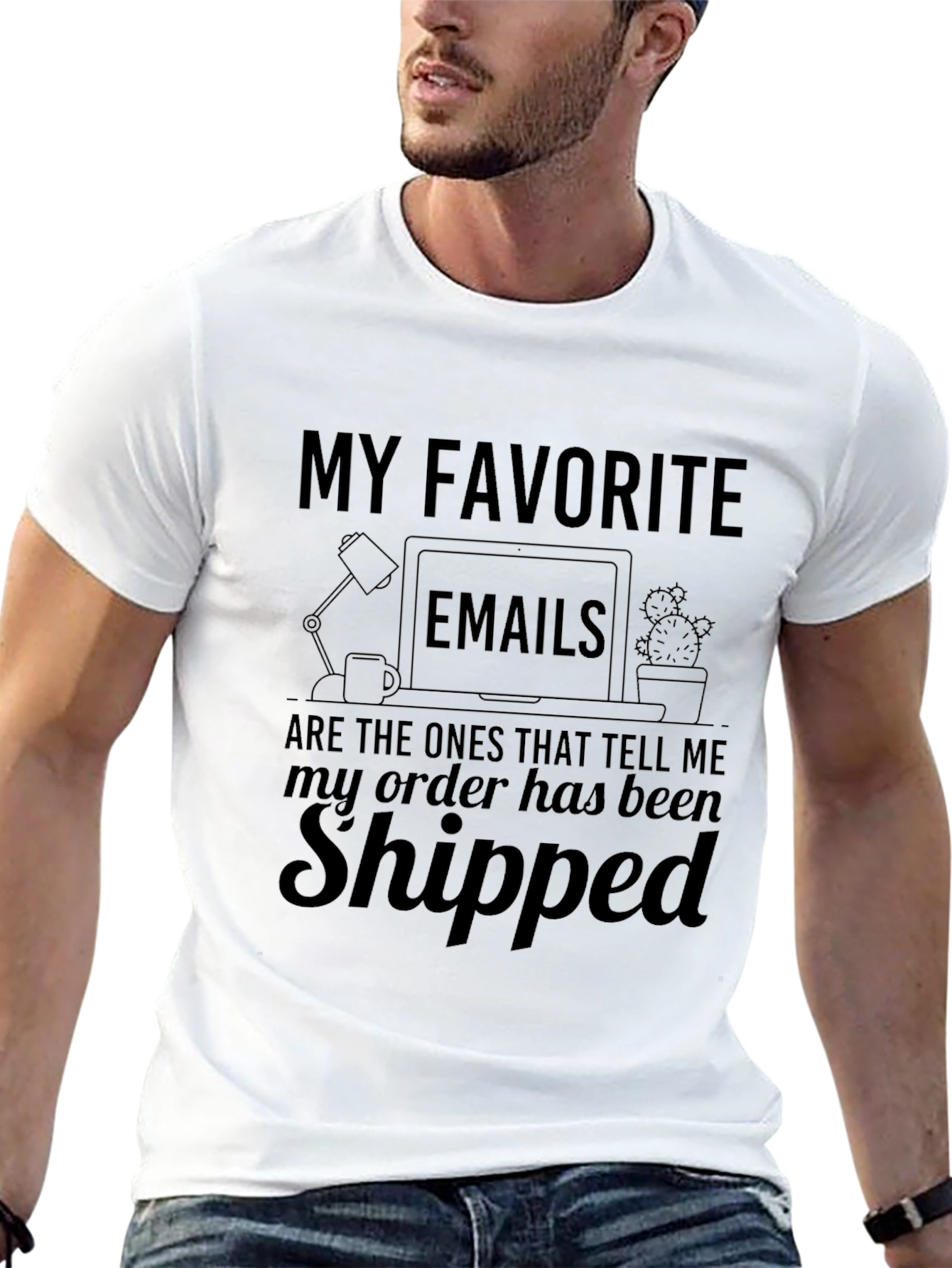 My Favorite Emails Shipped T-Shirt