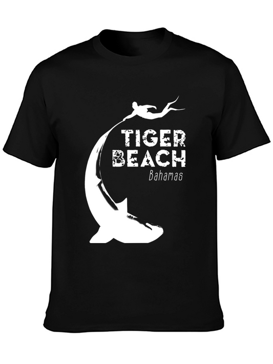 Tiger Beach Bahamas Graphic Tee - Scuba Diver T-Shirt