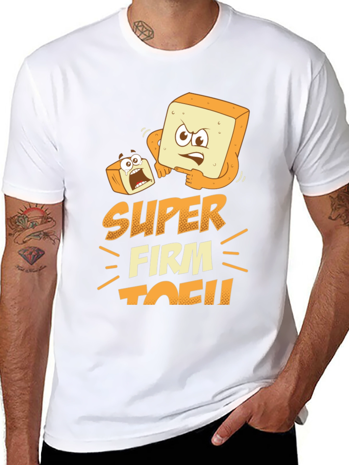 Super Firm Tofu Graphic T-Shirt