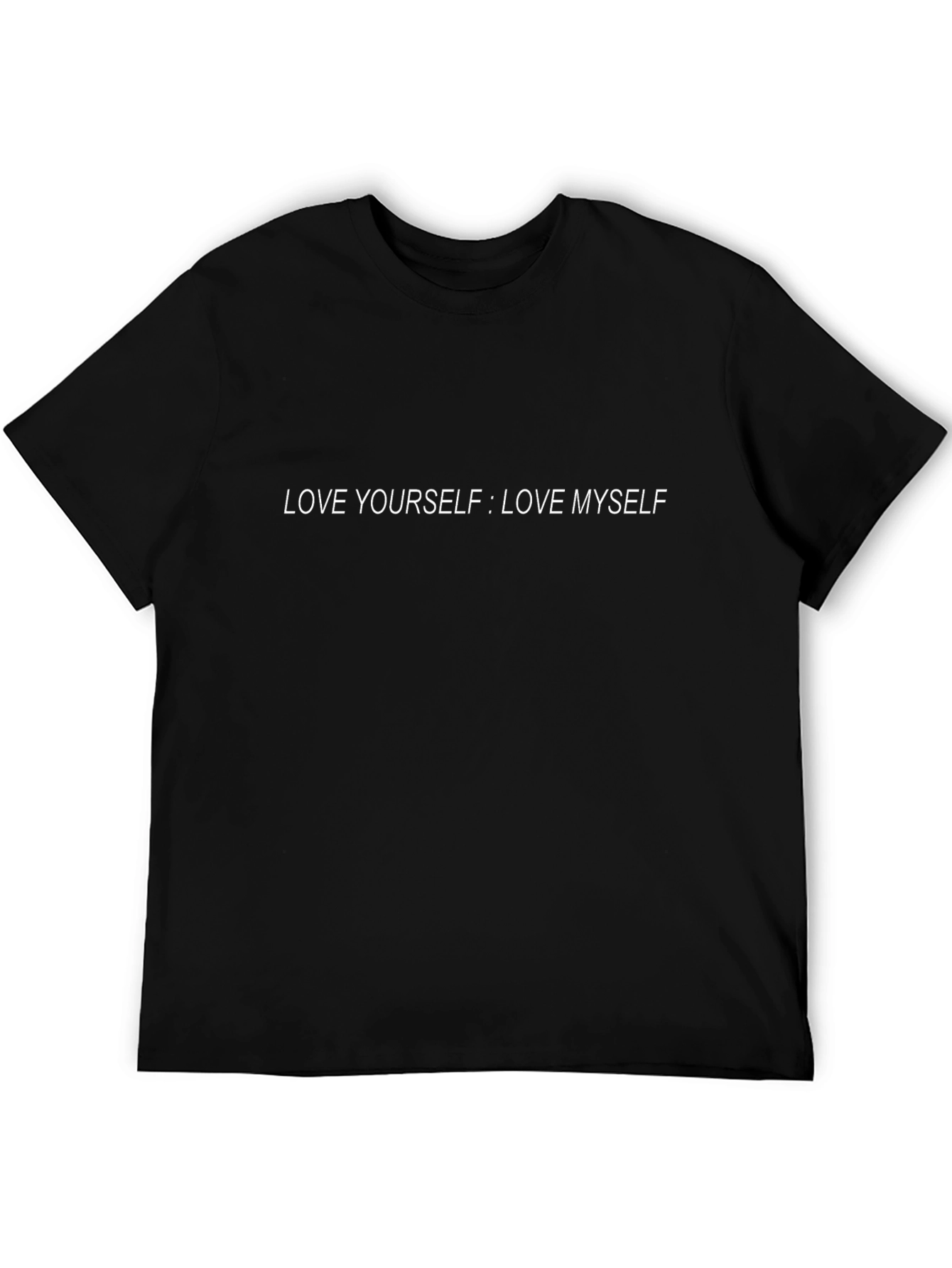 Love Yourself Graphic Tee - Black
