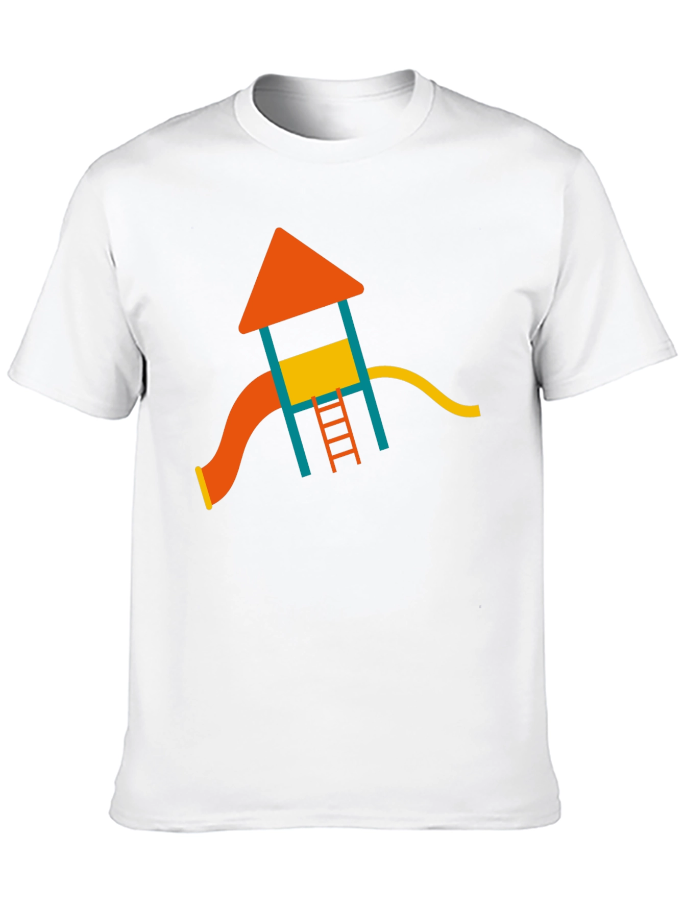 Playground Fun Graphic Tee - Soft Black Cotton