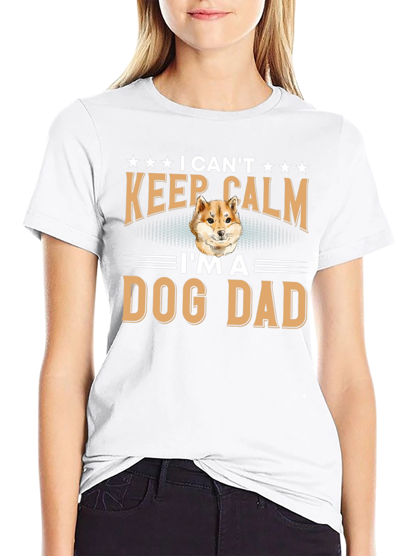 I Cant Keep Calm Im A Dog Dad T-Shirt