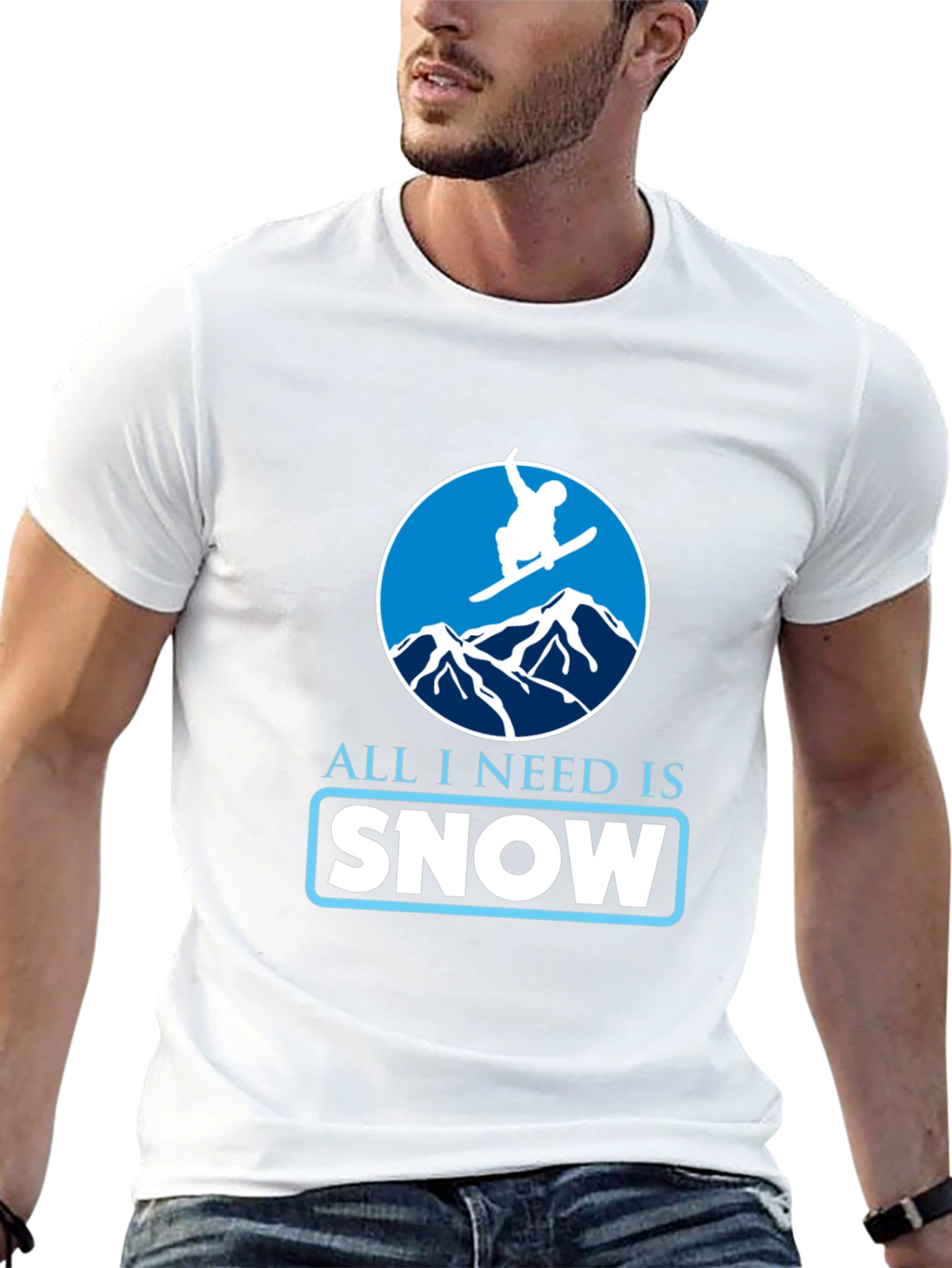 Snowboarding T-Shirt - All I Need Is Snow Tee