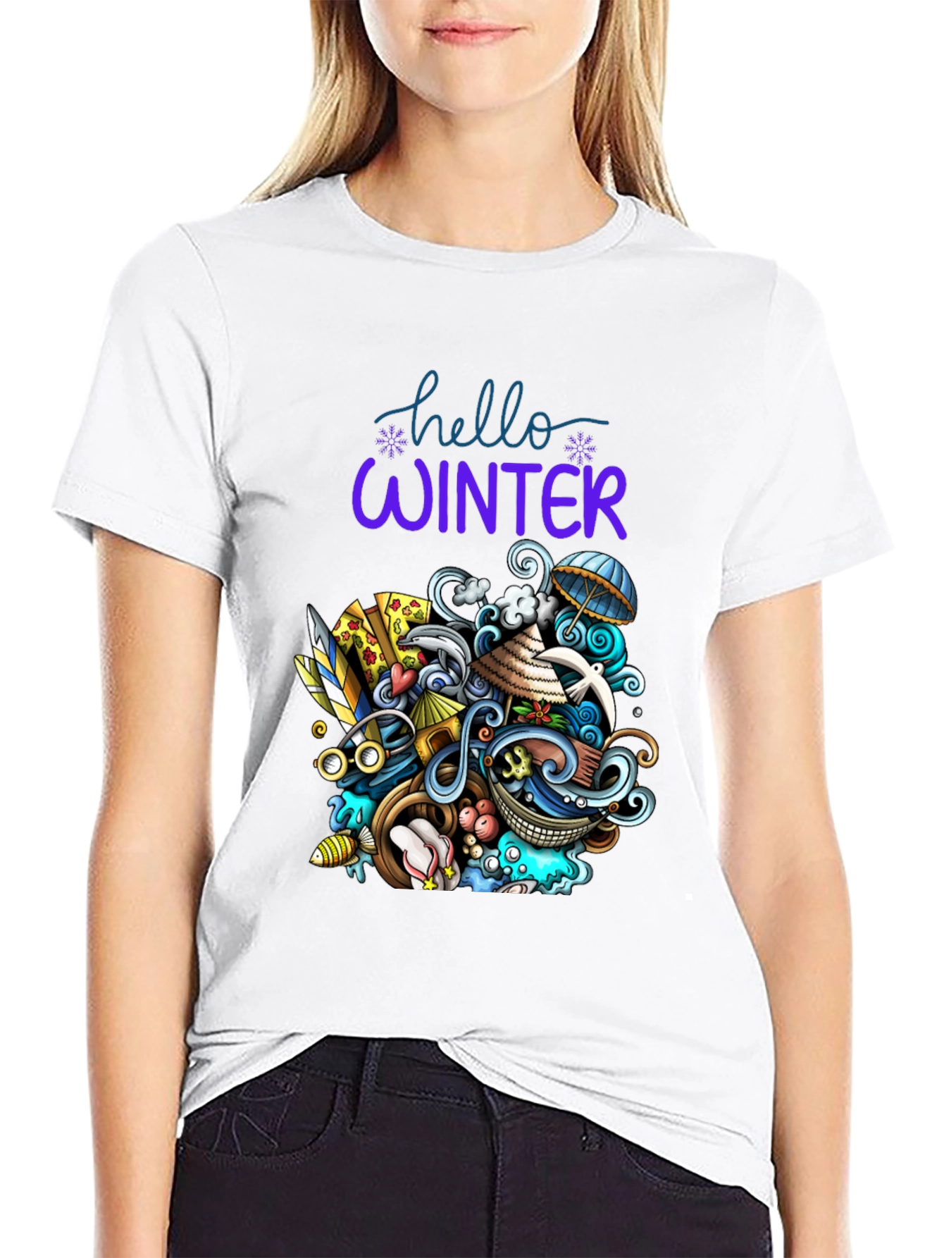 Hello Winter Graphic Tee
