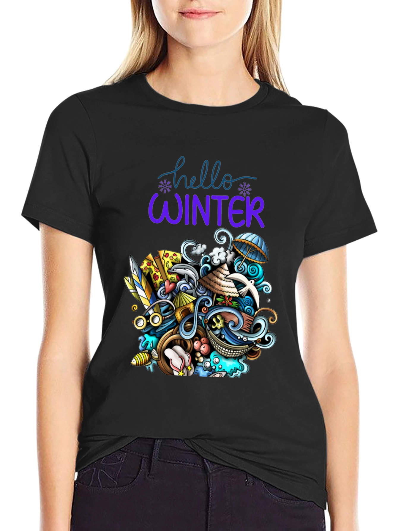 Hello Winter Graphic Tee