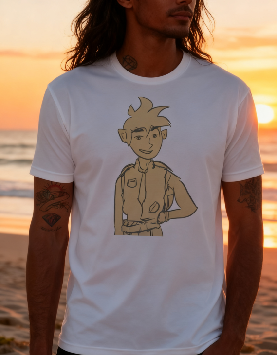 Cartoon Character Graphic Tee
