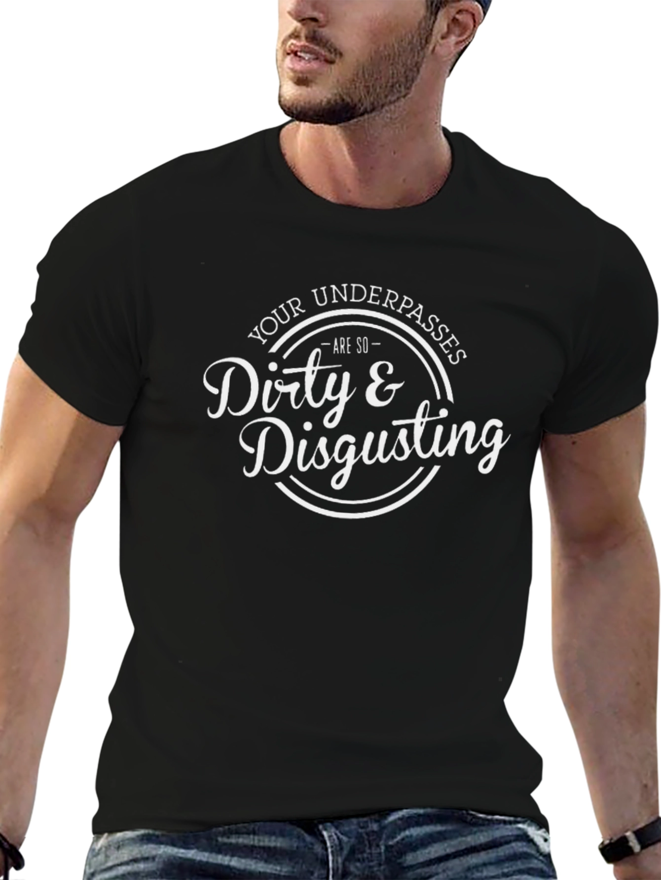 Dirty & Disgusting Graphic Print T-Shirt