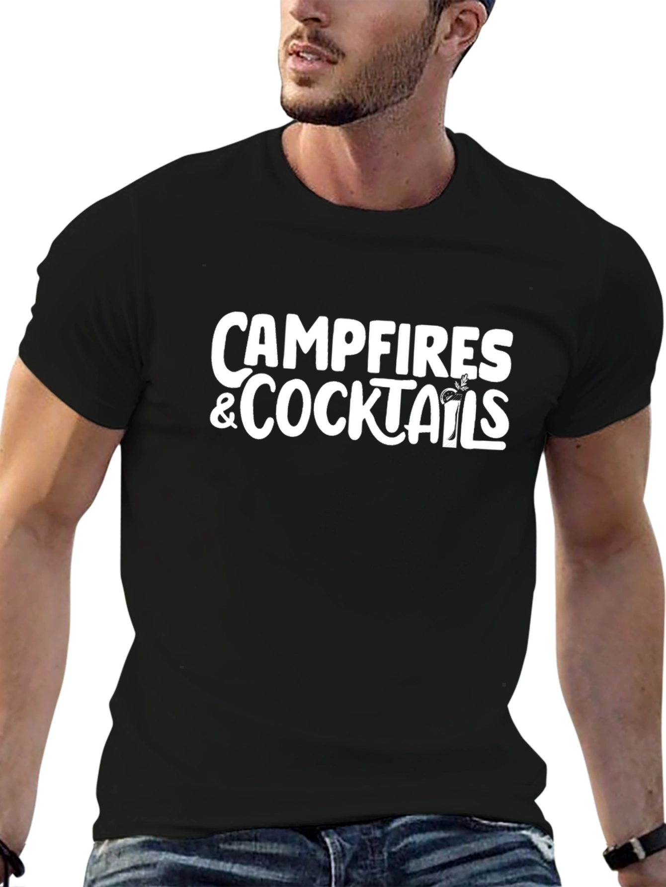 Campfires & Cocktails Graphic Tee