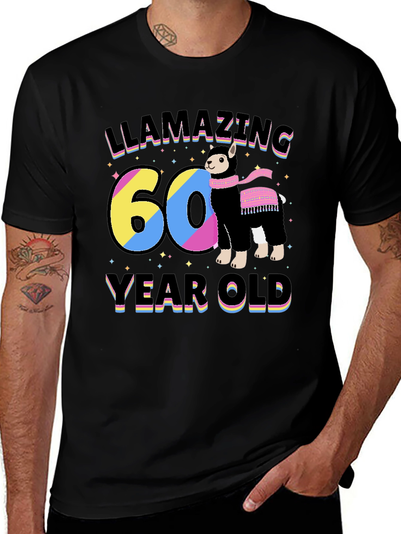 Llamazing 60 Year Old T-Shirt