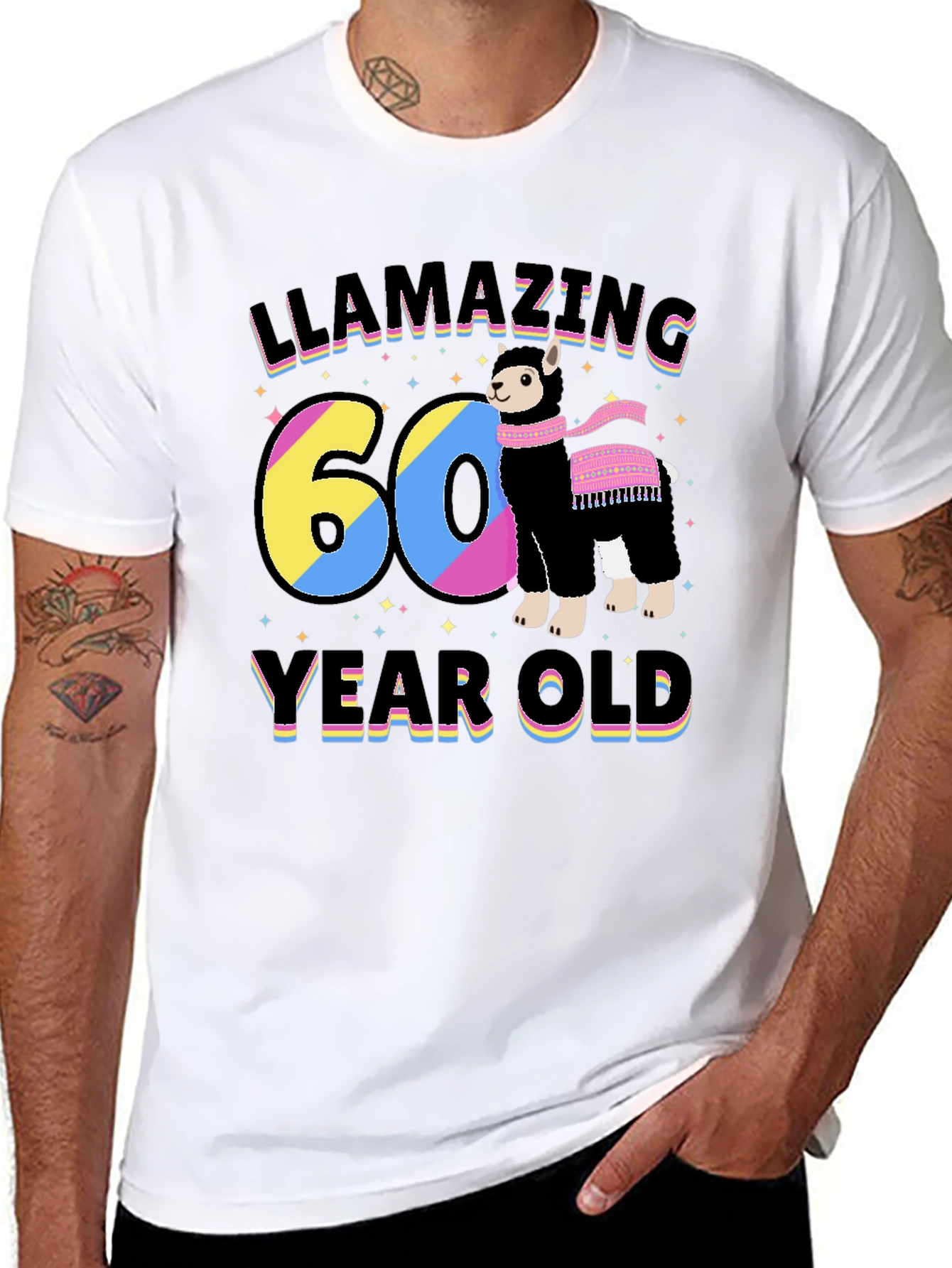 Llamazing 60 Year Old T-Shirt