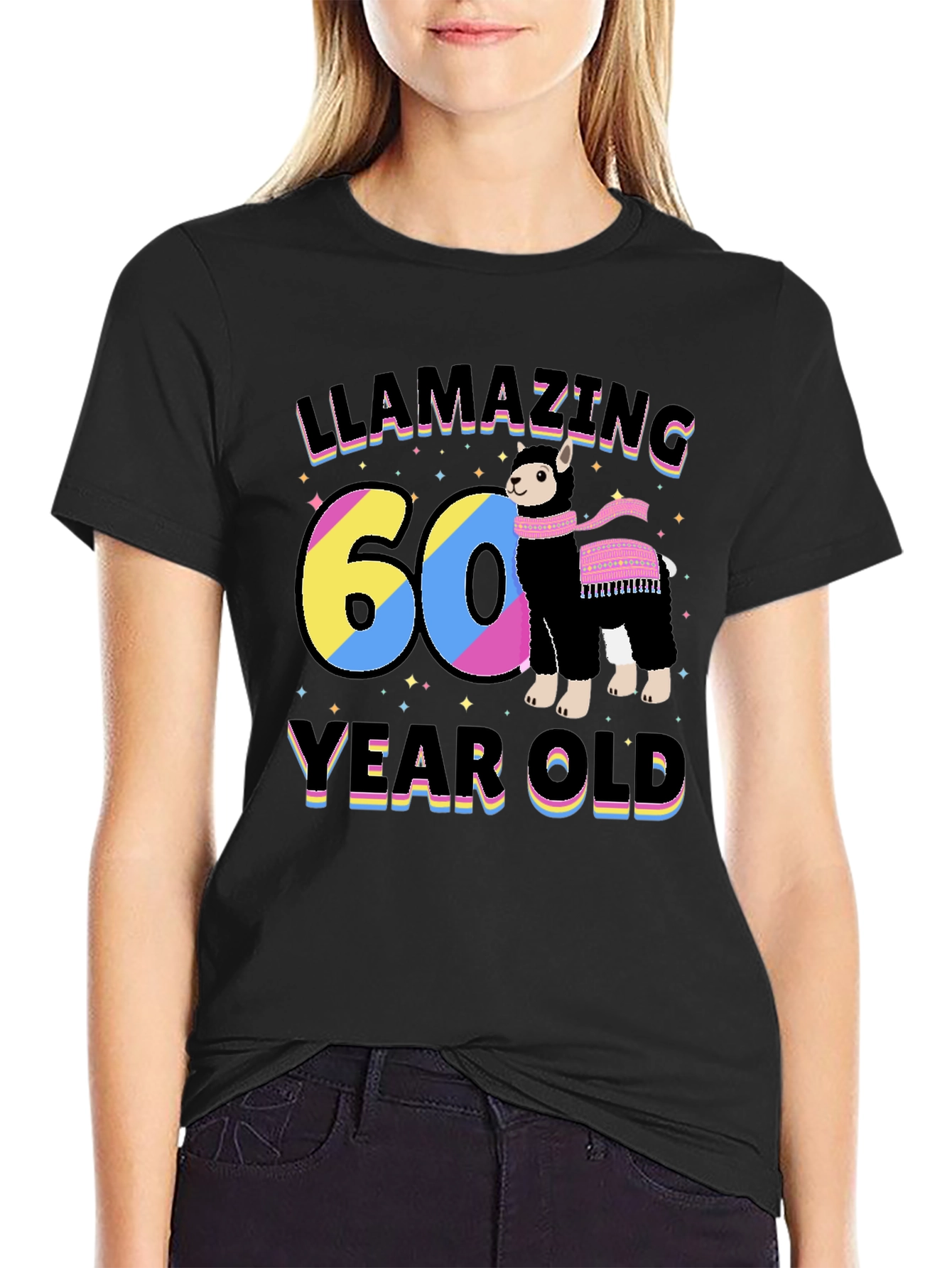 Llamazing 60 Year Old T-Shirt