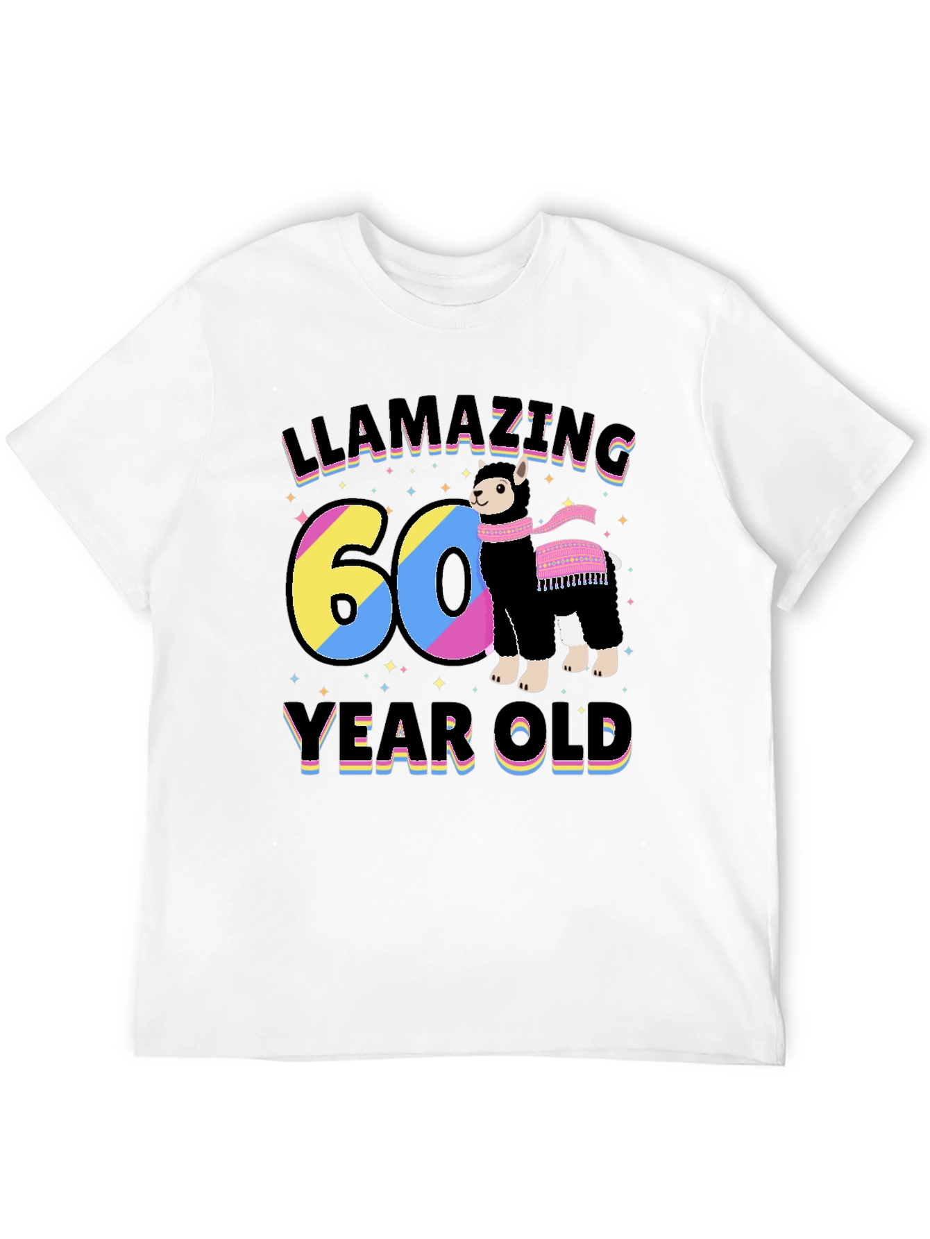 Llamazing 60 Year Old T-Shirt