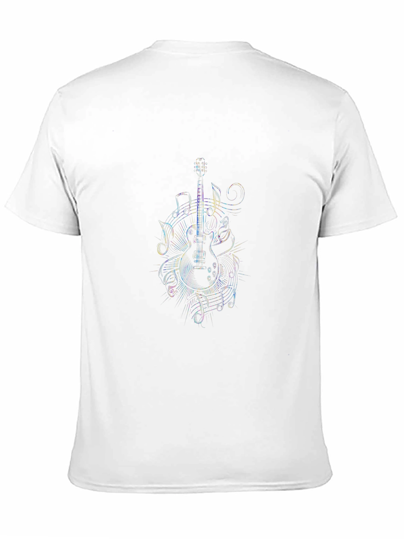 Guitar Music Notes Graphic T-Shirt