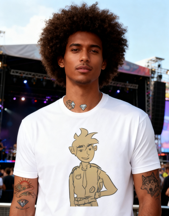 Cartoon Character Graphic Tee