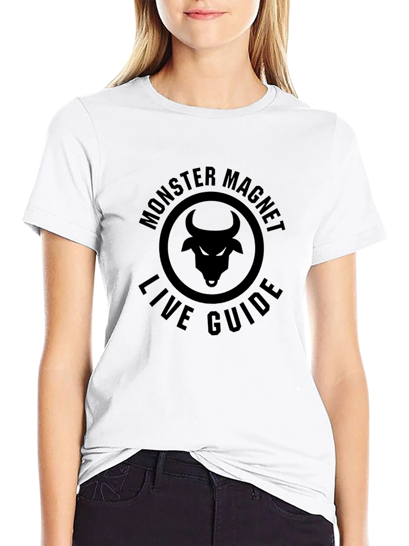 Monster Magnet Live Guide Black T-Shirt