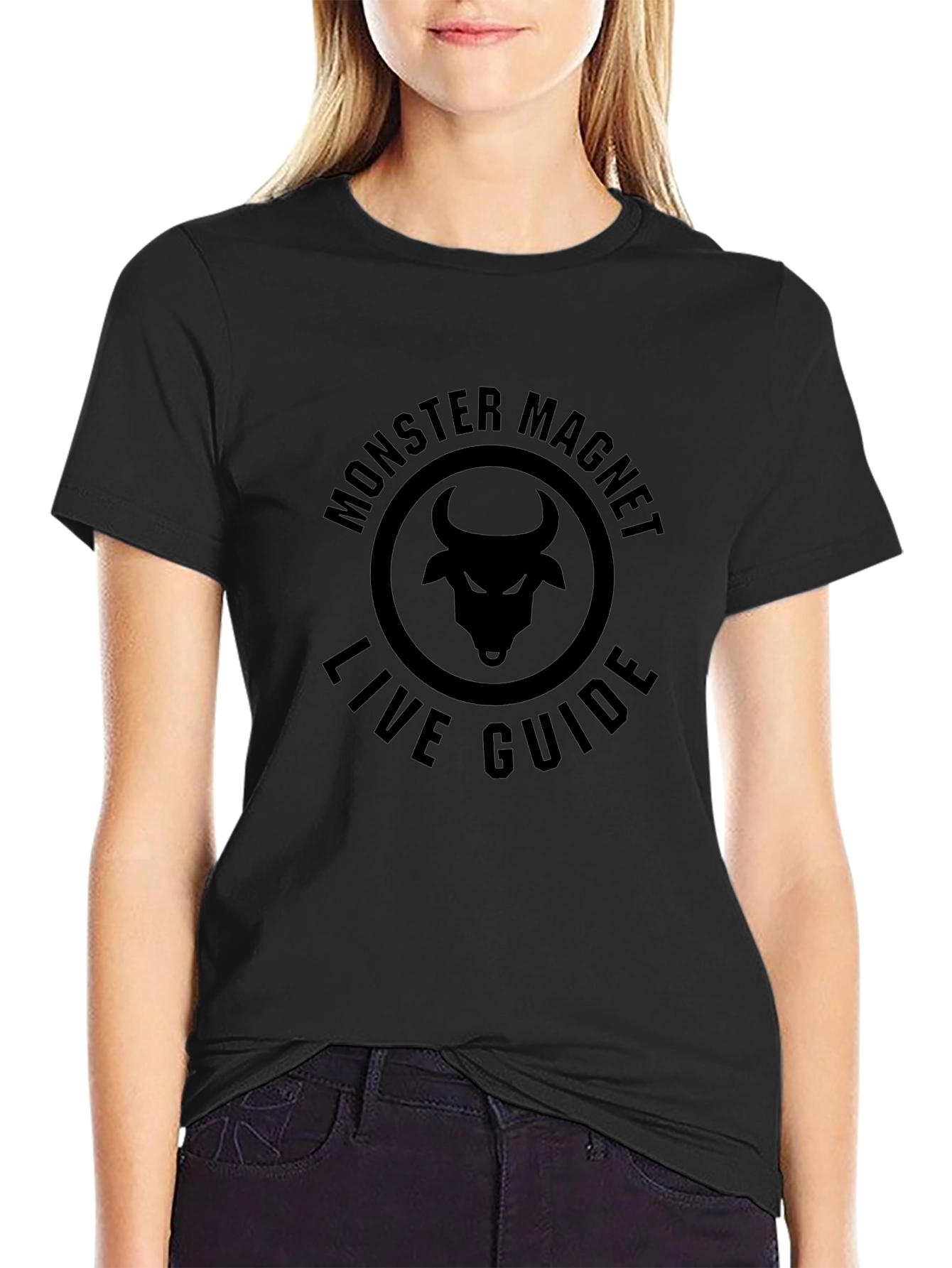 Monster Magnet Live Guide Black T-Shirt