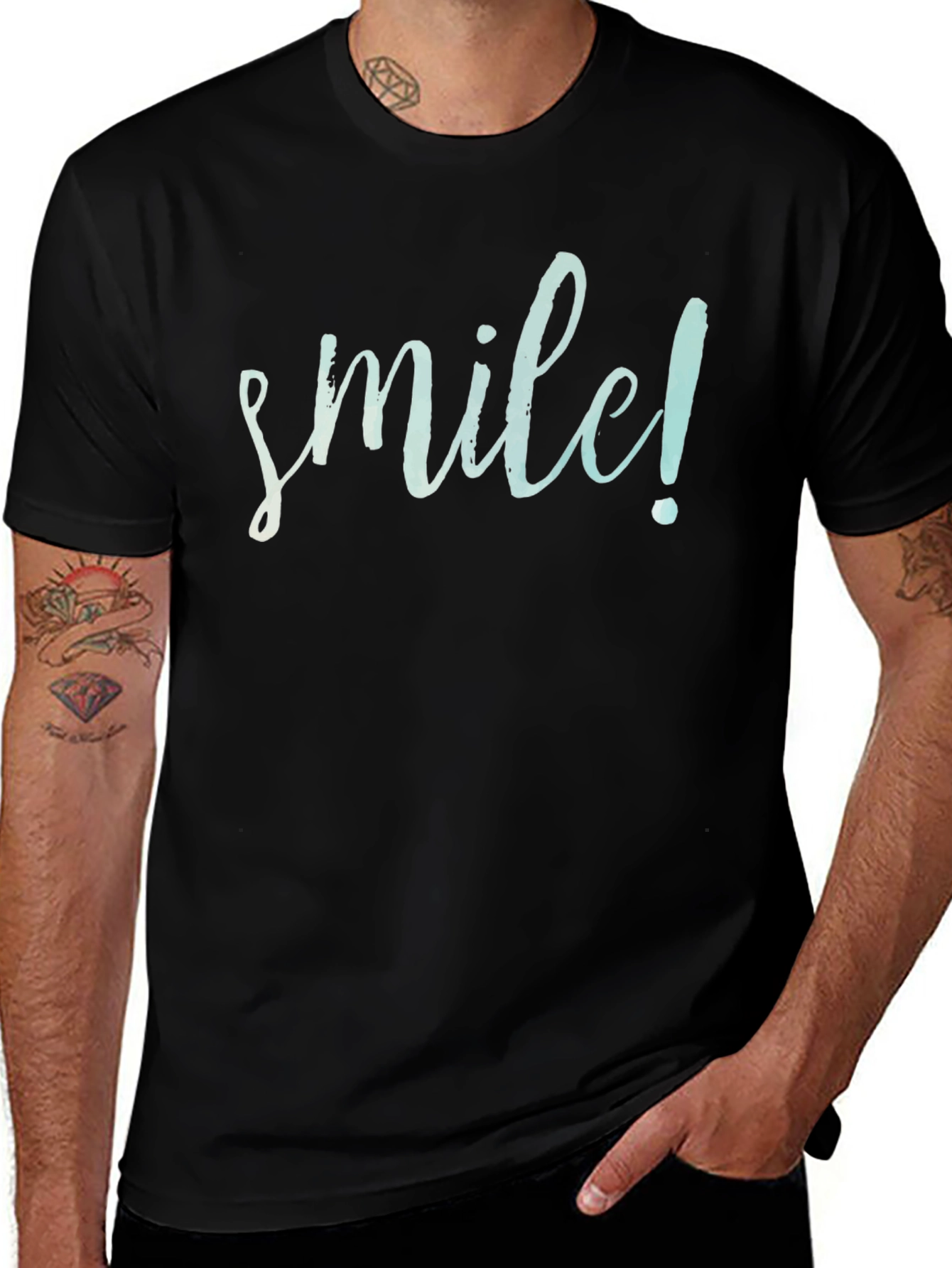 Smile T-Shirt - Classic Black Tee