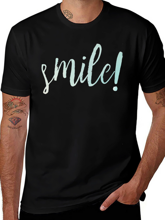 Smile T-Shirt - Classic Black Tee