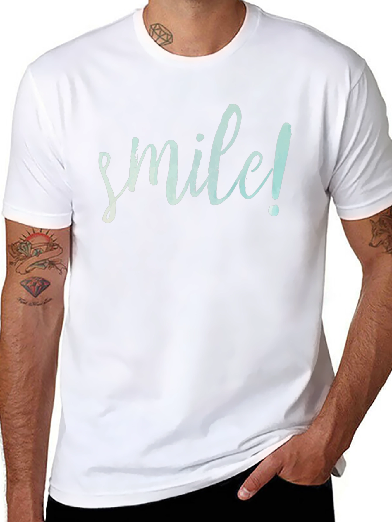 Smile T-Shirt - Classic Black Tee