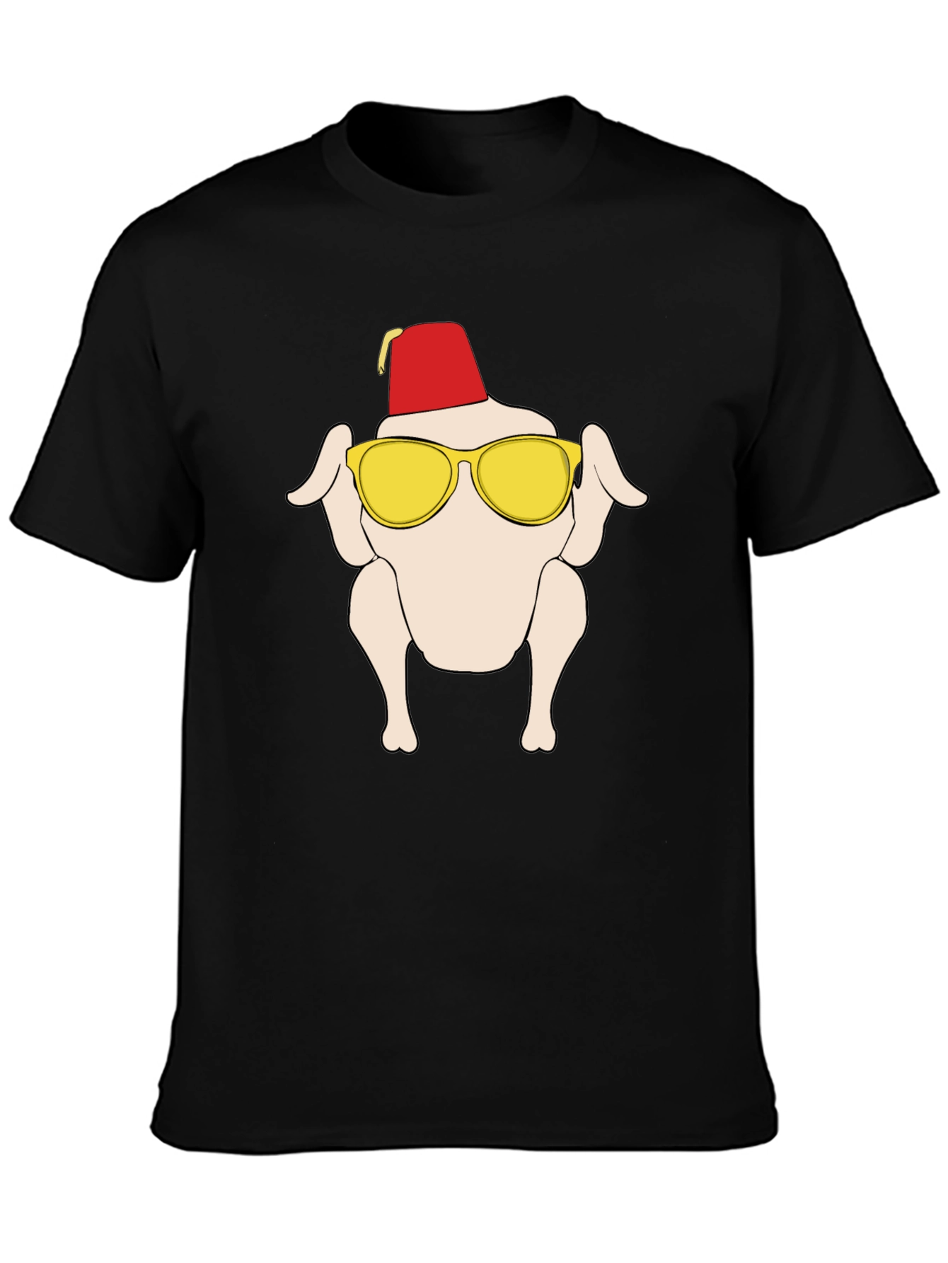Turkey T-Shirt with Hat and Sunglasses