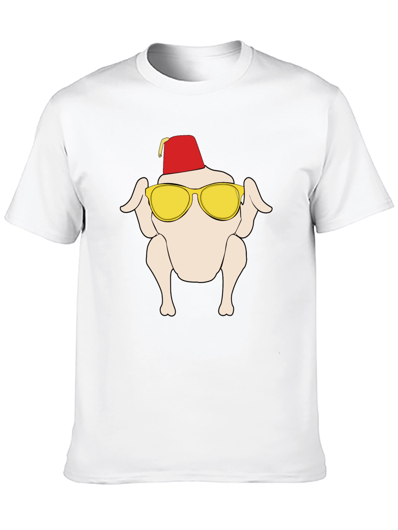 Turkey T-Shirt with Hat and Sunglasses