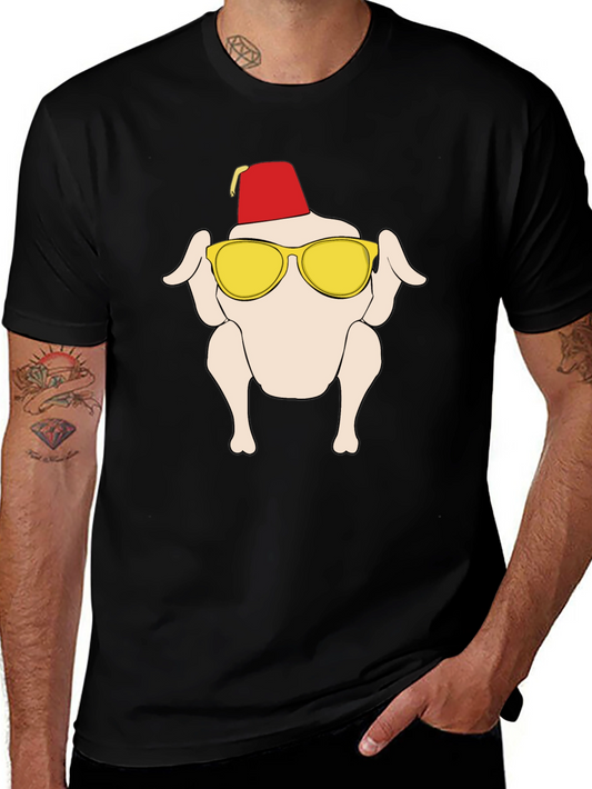 Turkey T-Shirt with Hat and Sunglasses