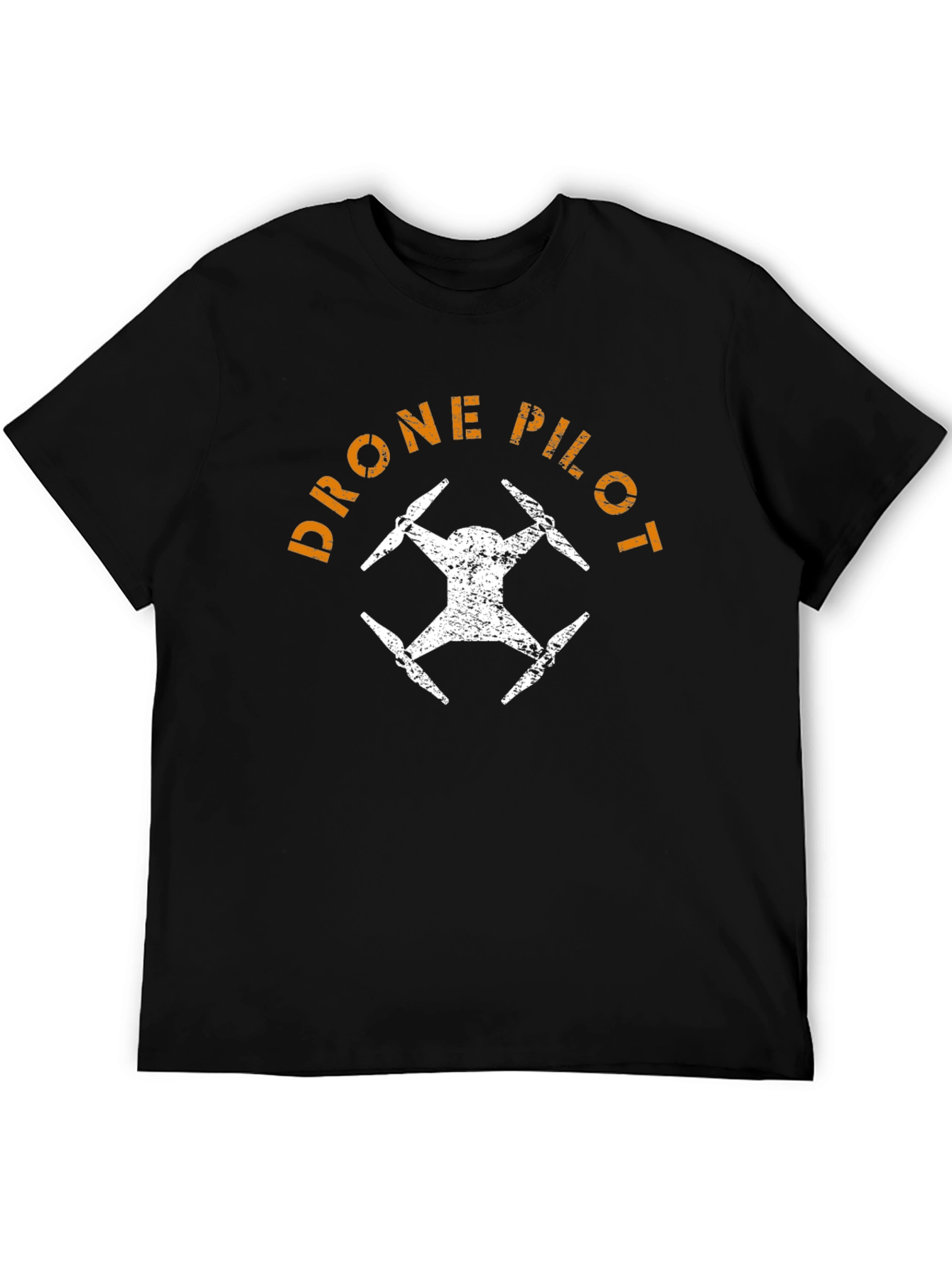 Drone Pilot Graphic T-Shirt - Black