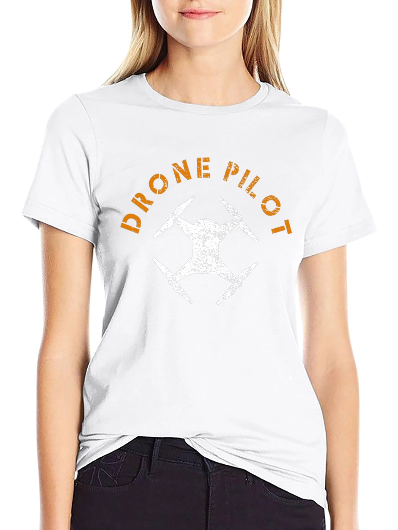 Drone Pilot Graphic T-Shirt - Black
