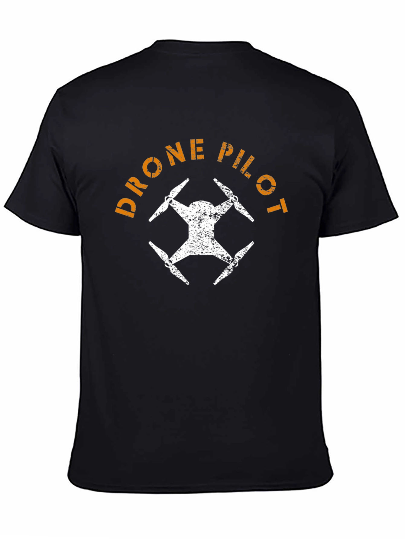Drone Pilot Graphic T-Shirt - Black