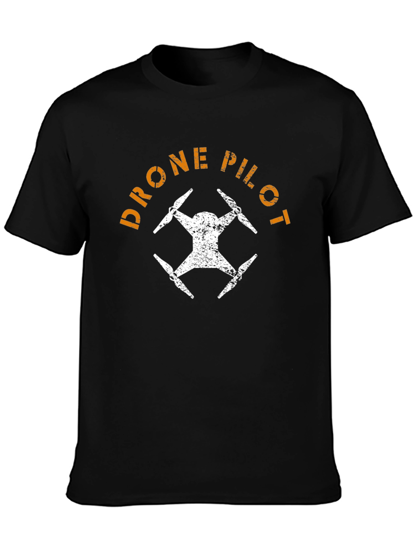 Drone Pilot Graphic T-Shirt - Black