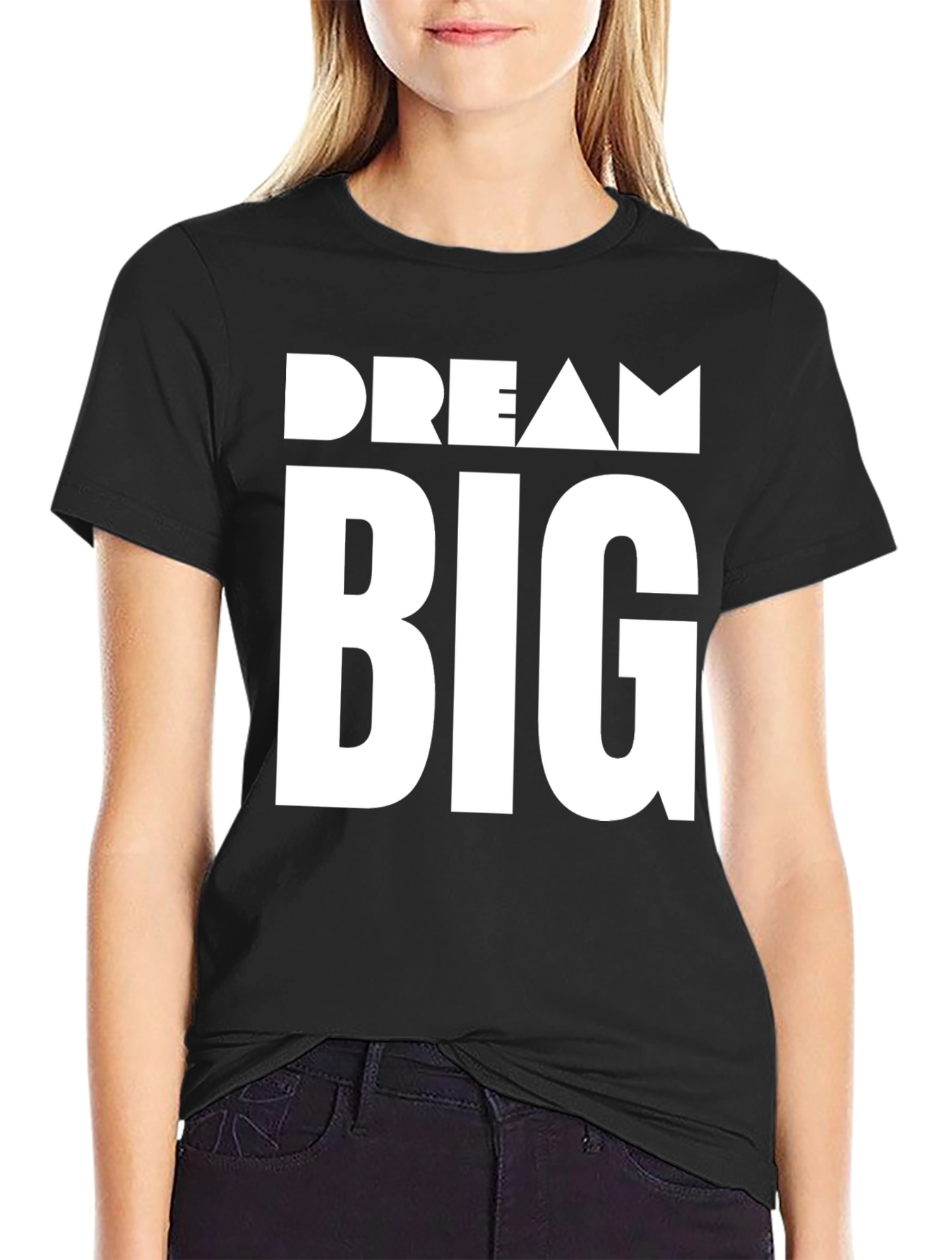 Dream Big Graphic Print Tee