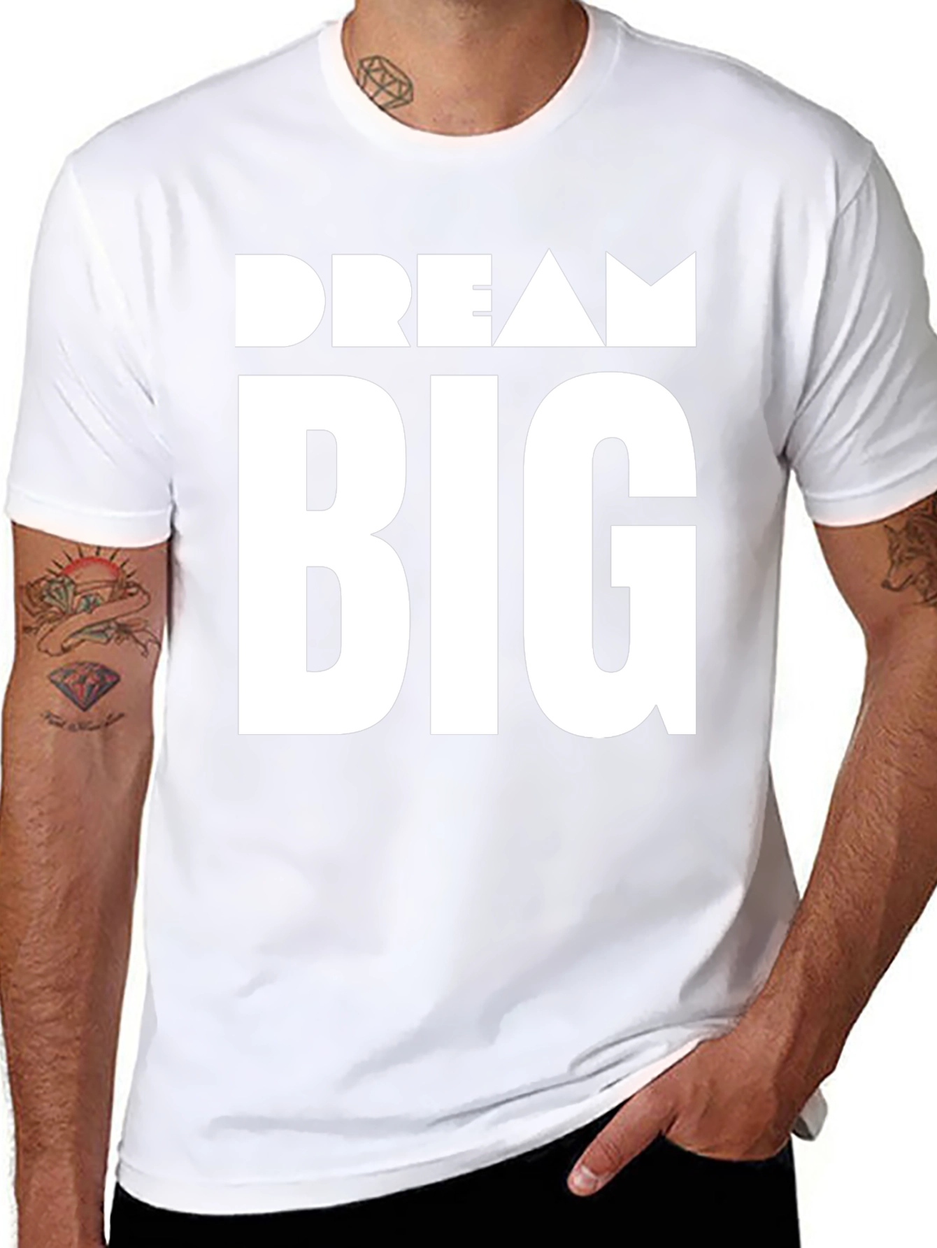 Dream Big Graphic Print Tee